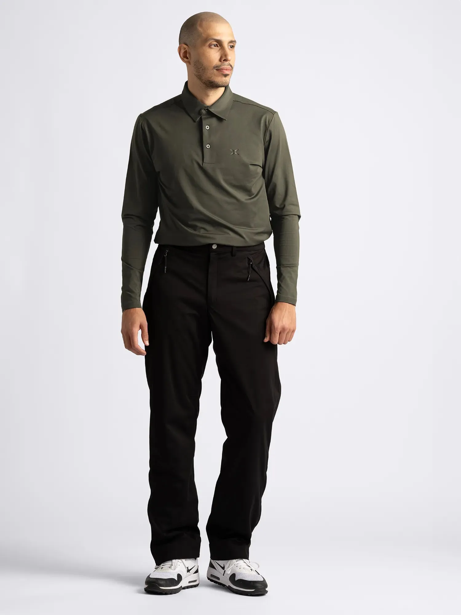 Performance Fabric M NICK POLOSHIRT Dark Pine