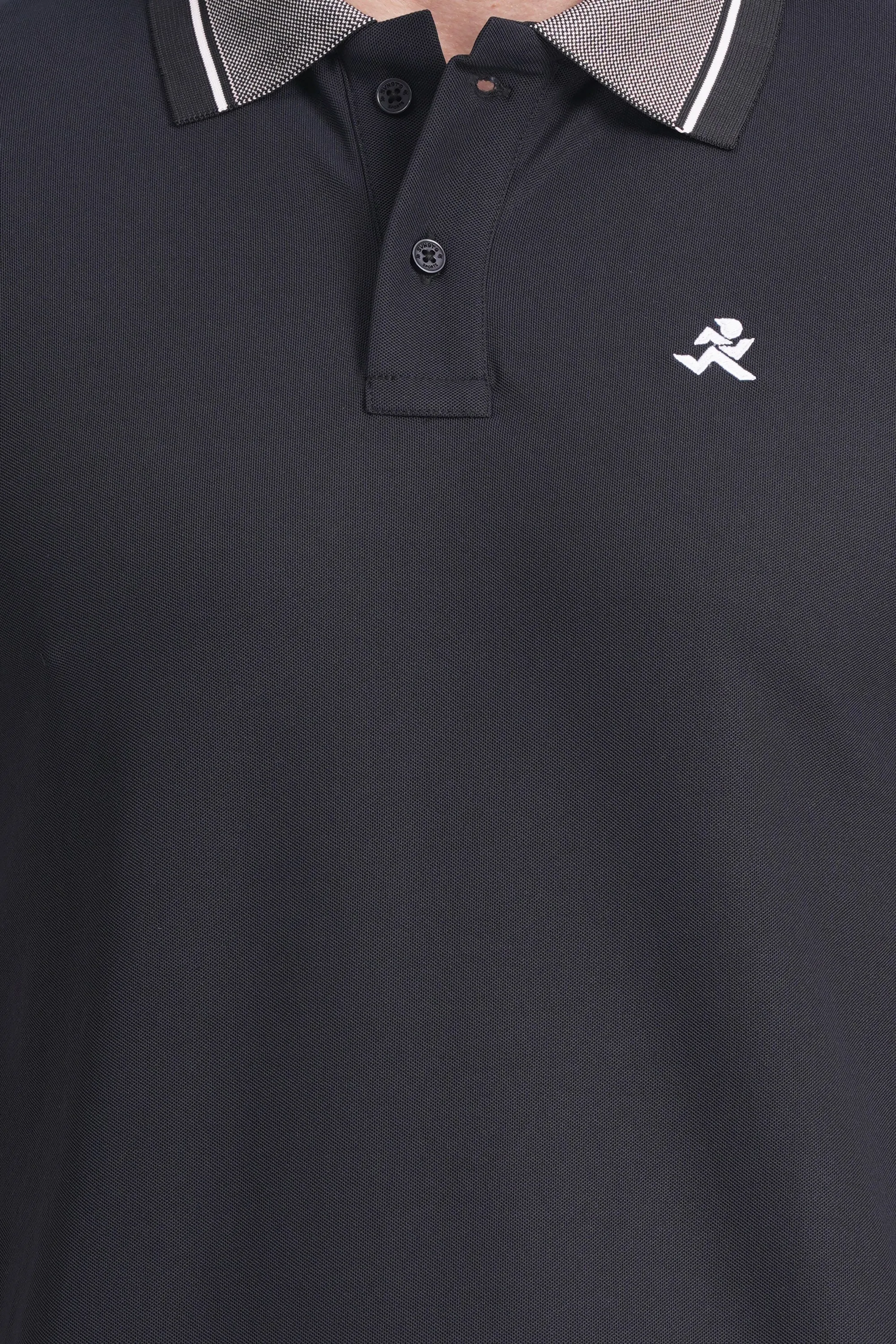 Functional Layer Luxe Comfort Men's Polo T Shirt Black