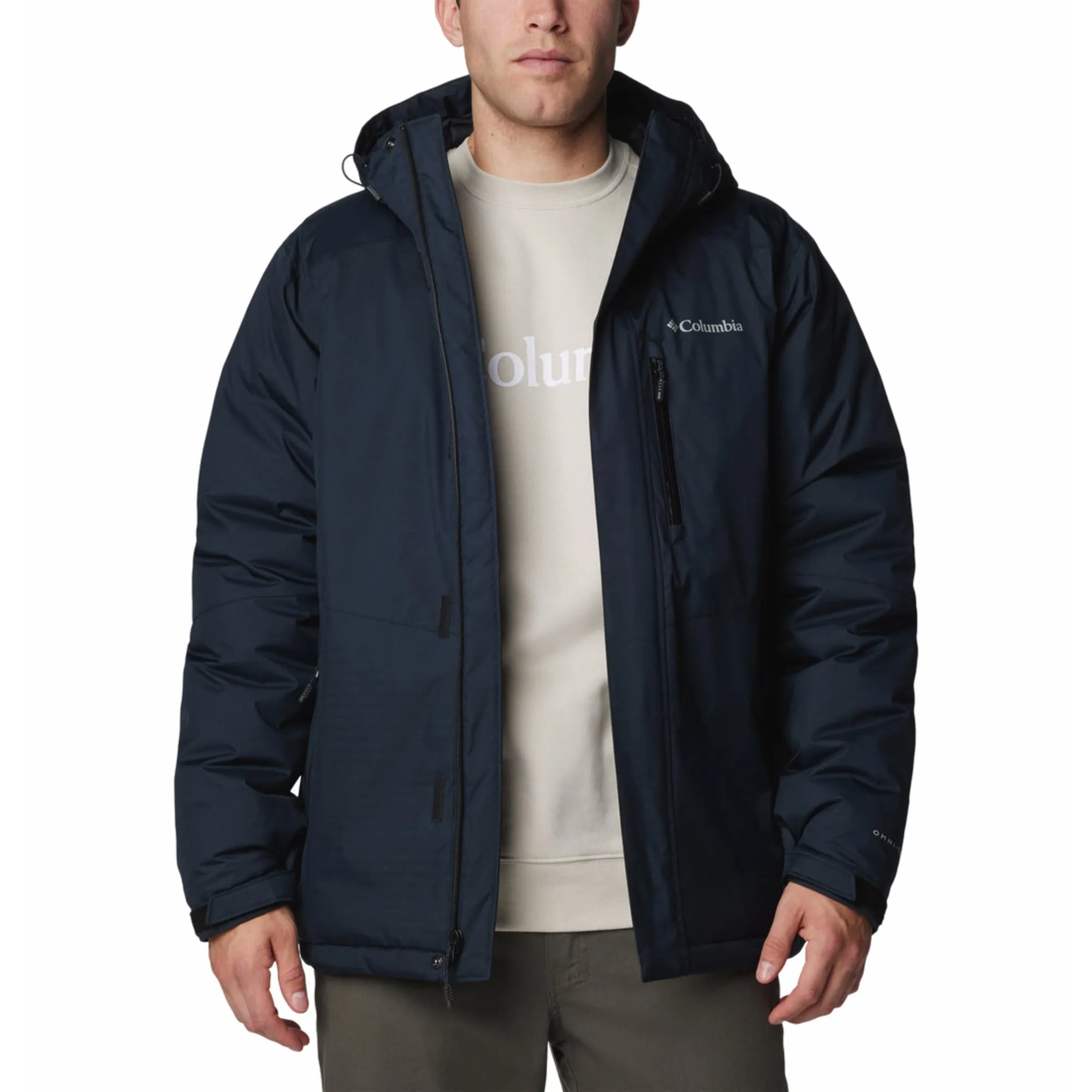 Columbia Men Black Oak Harbor II Insulated Jacket dancers Smooth Gliding Liners