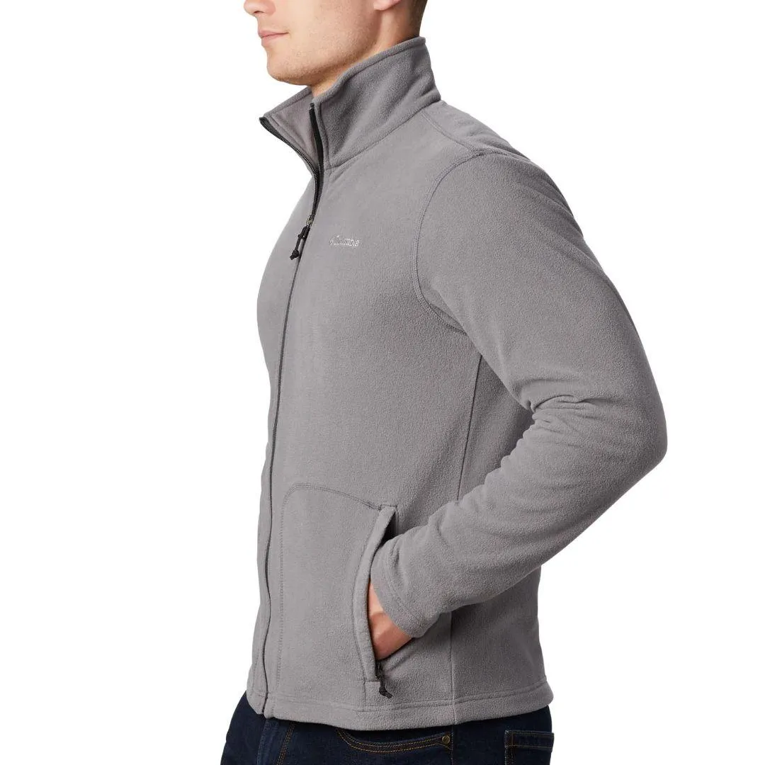 Outdoor Breeze Columbia Men Grey Fast Trek Light Full Zip Fleece