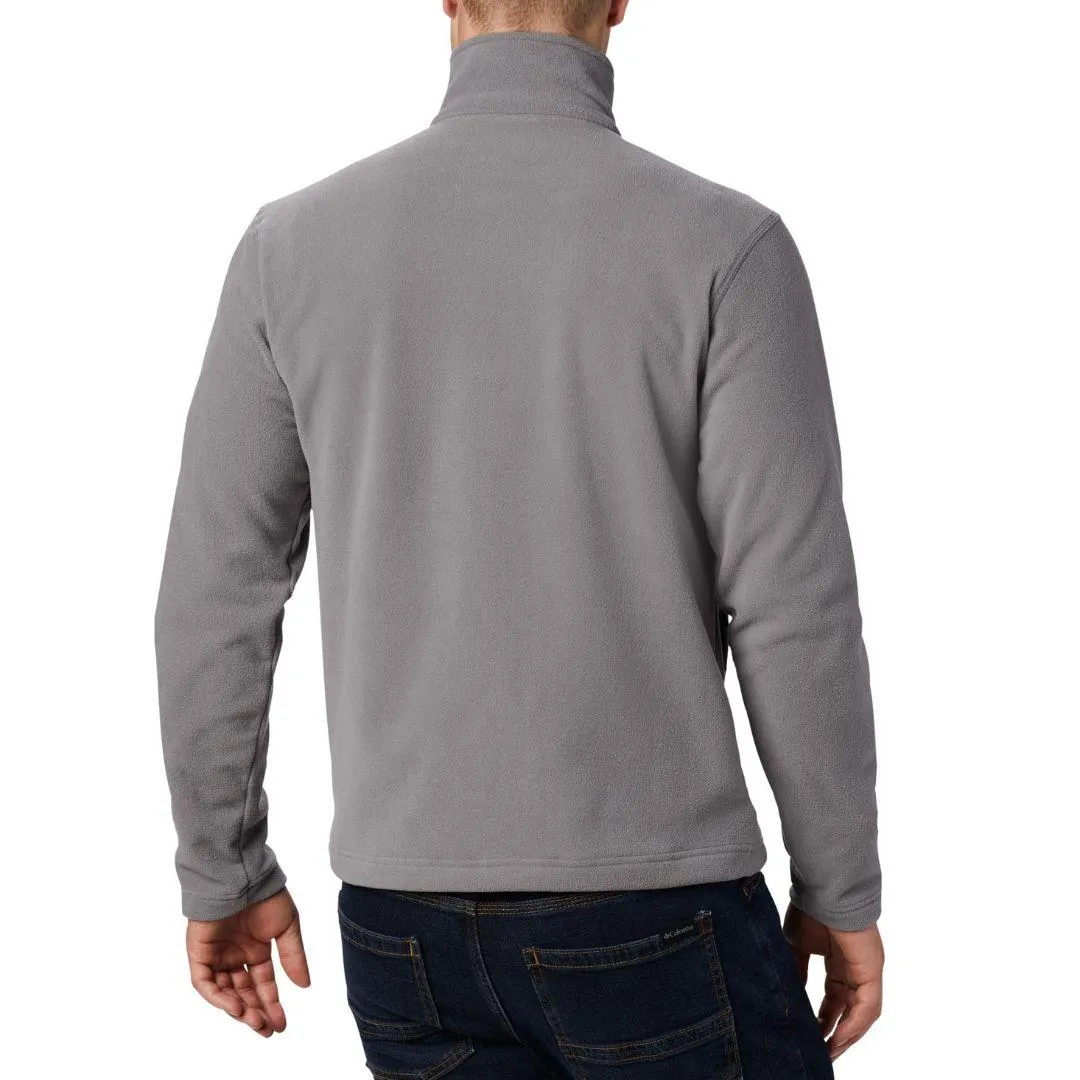 Columbia Men Grey Fast Trek Light Full Zip Fleece Cool Air Thermal Outfit