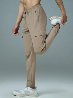 Easy Comfort Men Solid Relax Fit Cargo Trackpants with DURACOOL 