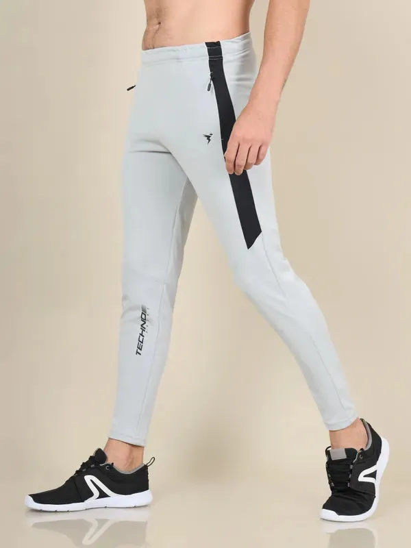 Men Solid Slim Fit Trackpants with TECHNO DRY Flex Joggers Capri Cushion Fit