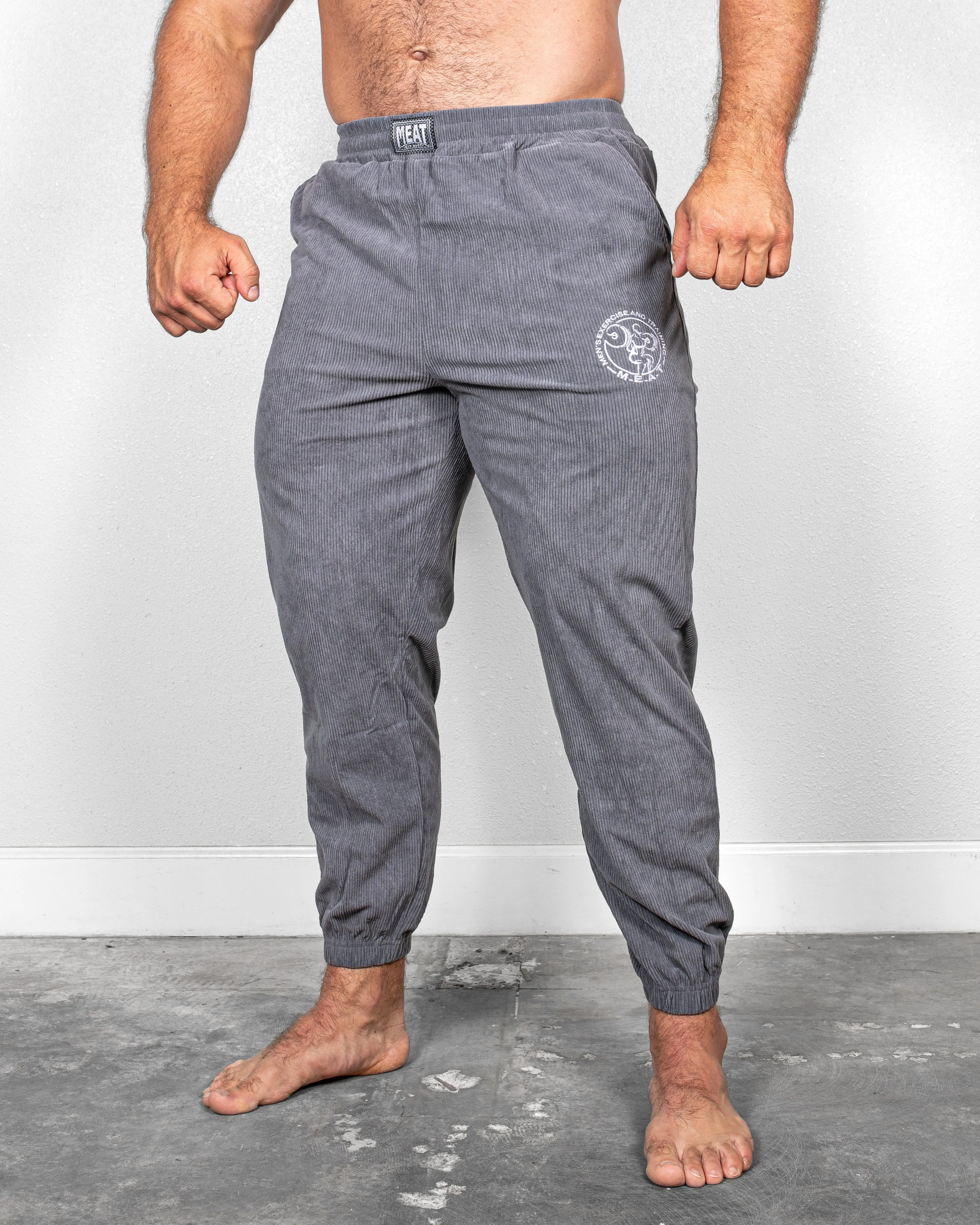 TAPERED JOGGERS ?C CORDUROY / SMOKEY GREY Durable Hem Finishing Simple Flex