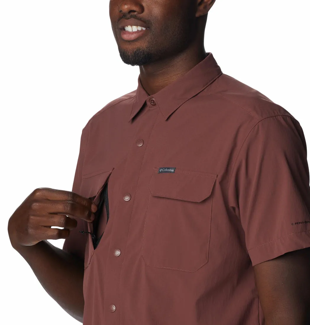 Soft Socks NonSlipGrip Columbia Men Brown Canyon Gate Utility Short Sleeve
