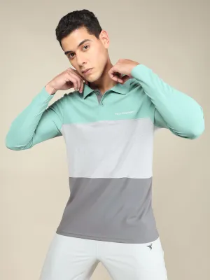 Men Solid Slim Fit Polo T-shirt with?MATPIQ Golf Clubhouse Breathable knit