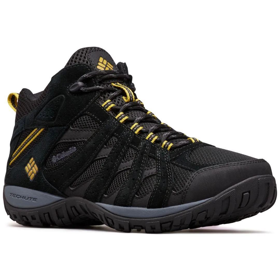 Long Hike Comfort Mesh Lining Columbia Men Black REDMOND MID WATERPROOF