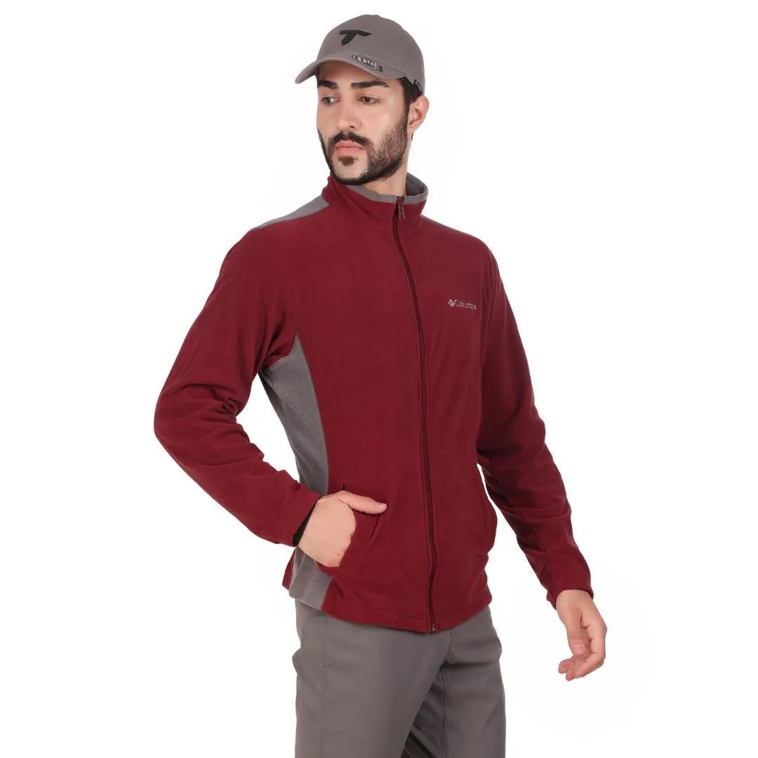 Layer Flow Snow Proof Columbia Men Red Klamath Range Full Zip (Sun Protection)