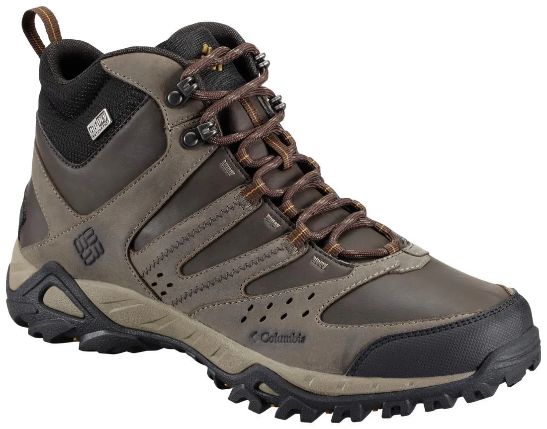 Columbia Men Brown PEAKFREAK XCRSN MID LEATHER OUTDRY Quick Hike