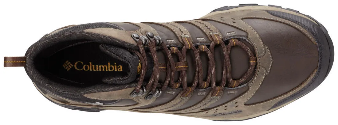 Columbia Men Brown PEAKFREAK XCRSN MID LEATHER OUTDRY Rain Weather Comfort Walk