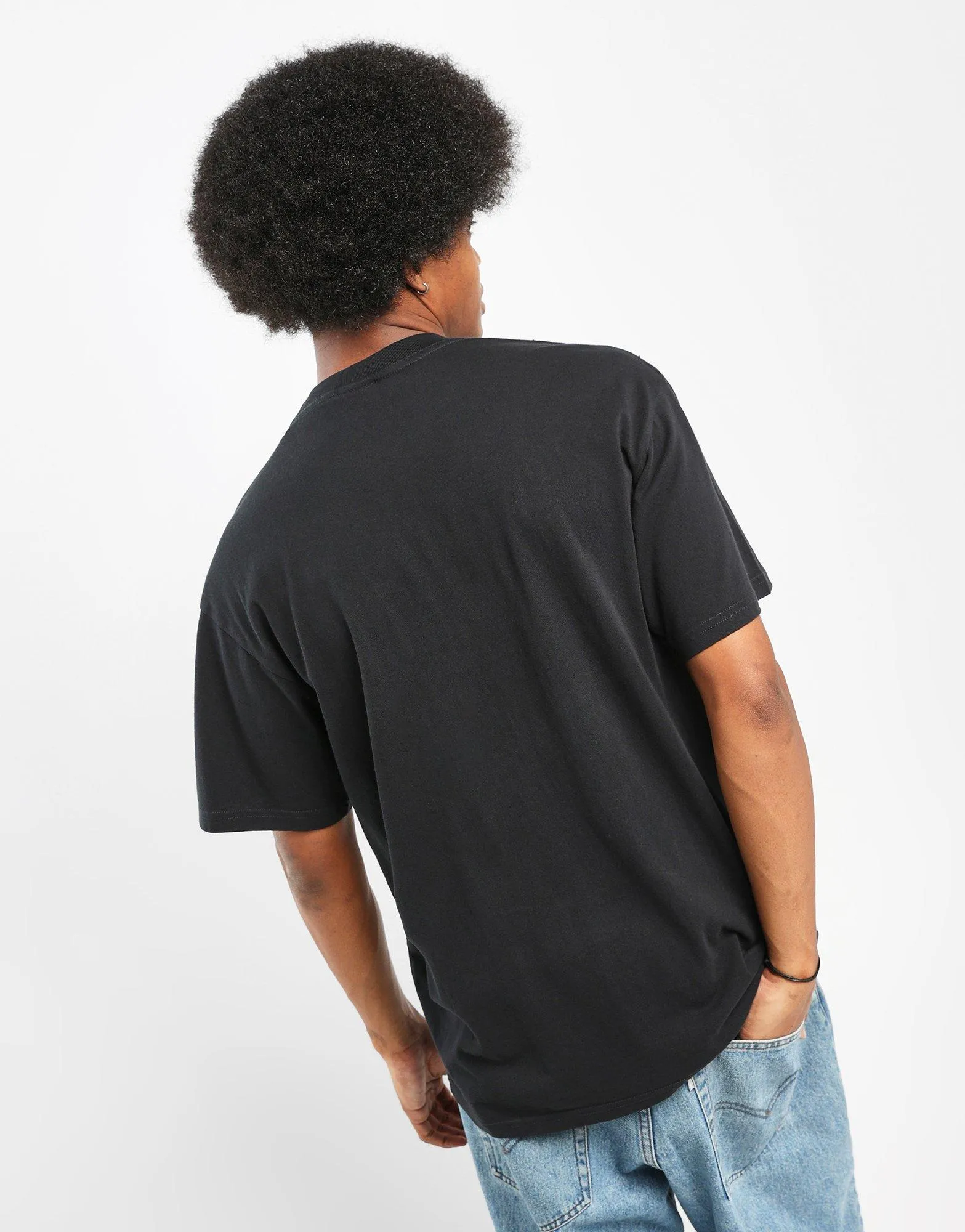 Collared Athletic Arch Glow Stripe T-Shirt