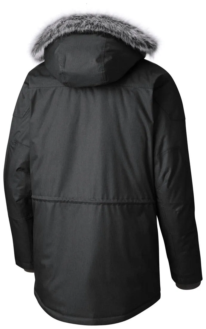 Taped Seams Columbia Men Black Barlow Pass 550 TurboDown Jacket