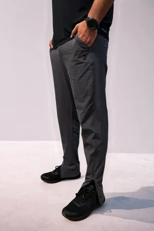 Essential Sweatpants Dark Gray Elastic Cuffing Training Pants Capri