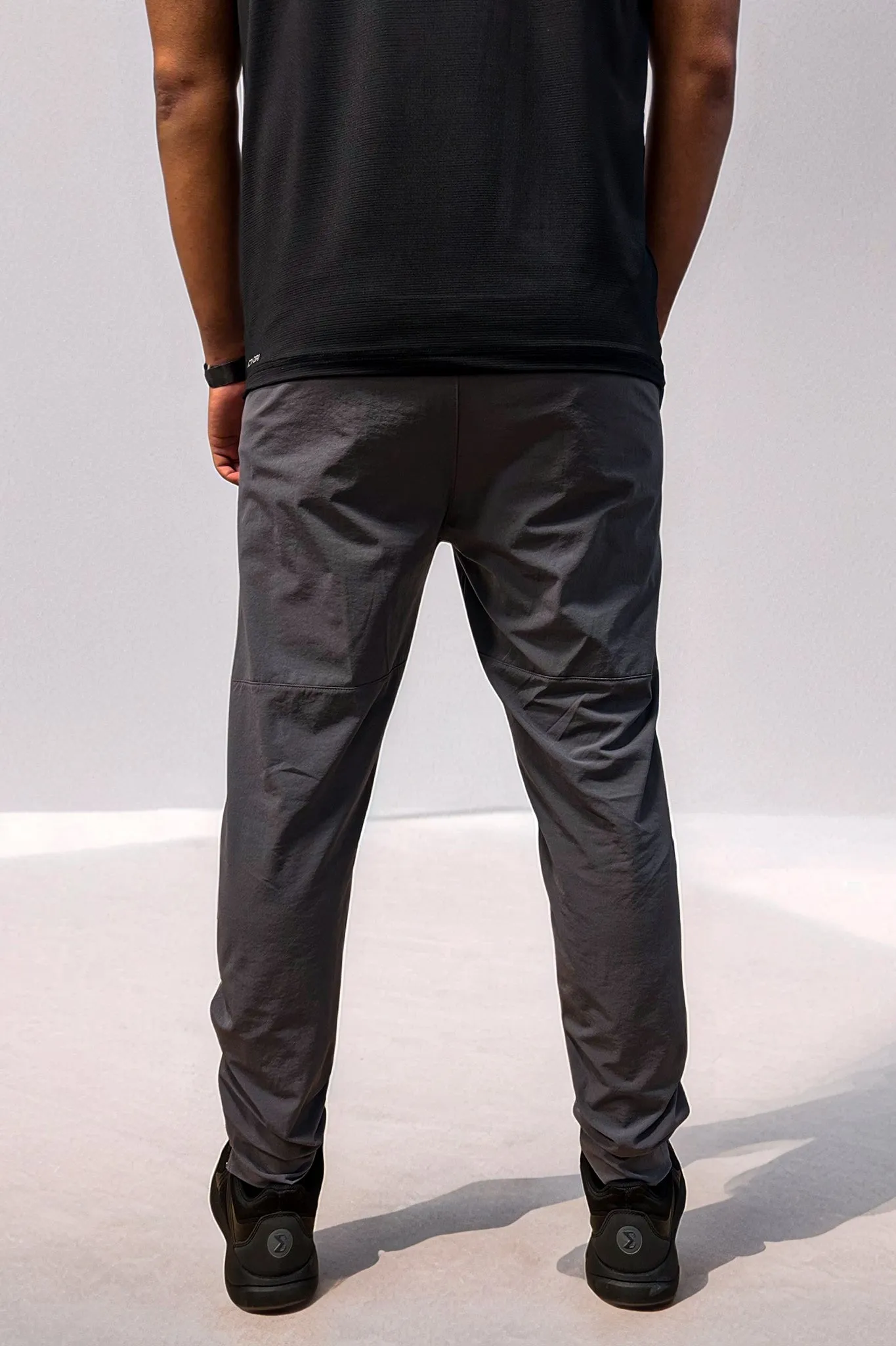 Comfort Leggings Capri Breathable Performance Essential Sweatpants Dark Gray