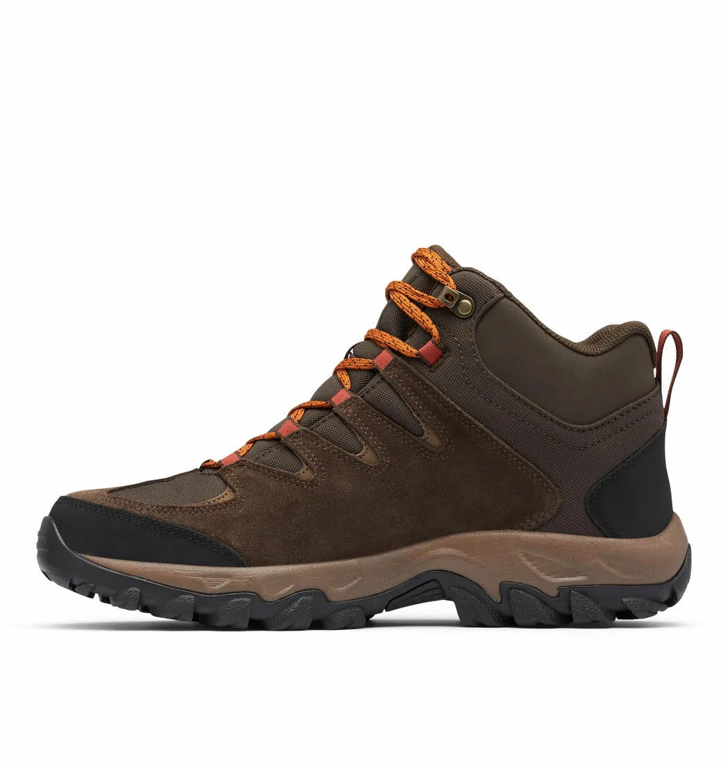 Scratch Resistant Columbia Men Brown BUXTON PEAK MID WATERPROOF