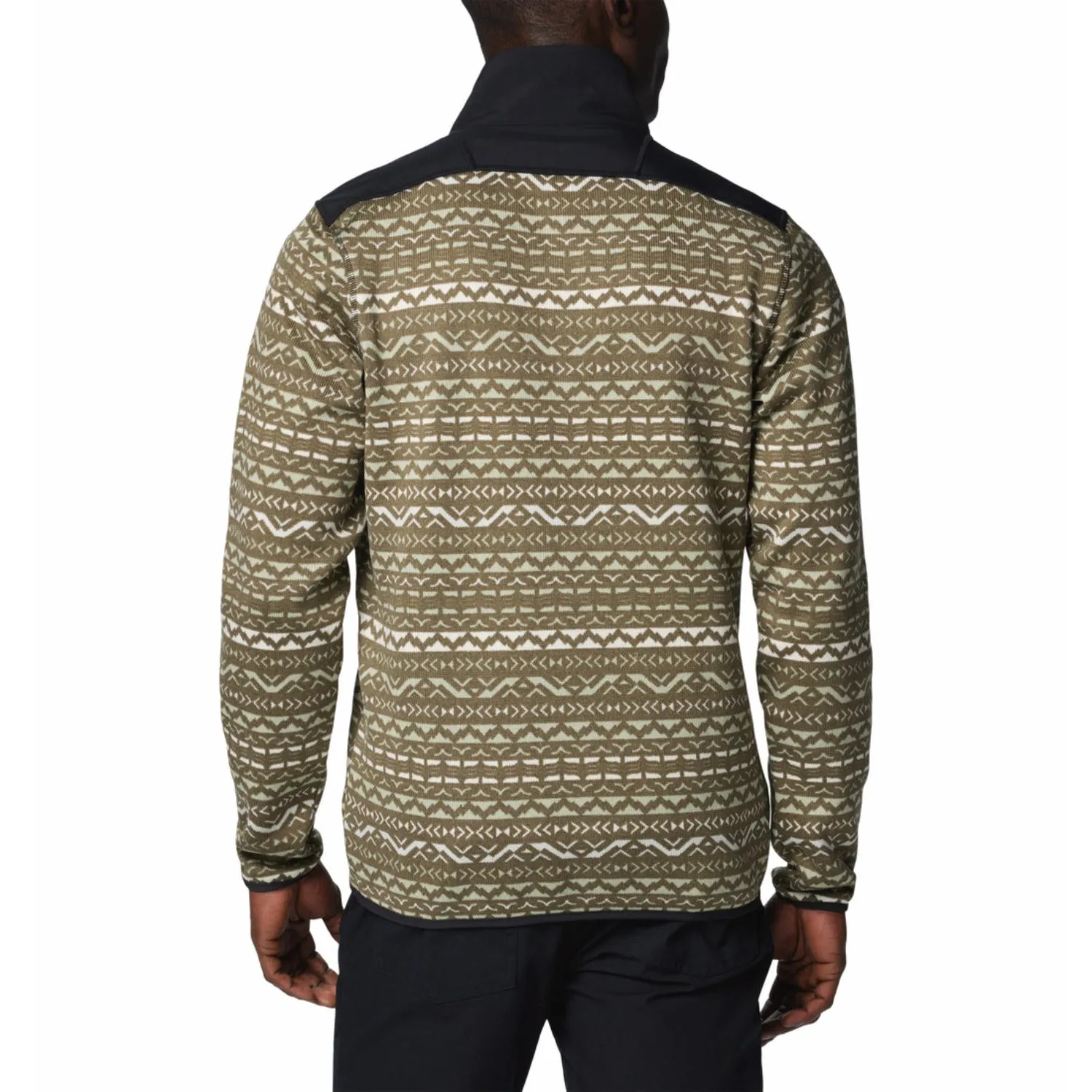 Lightweight Outfit Soft Touch Columbia Men Green Sweater Weather Printed Half Zip II