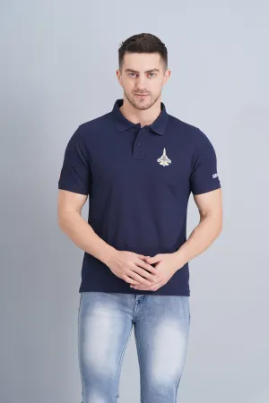 Men's Polo T Shirt SUKHOI-30 NAVY All-Day Wear