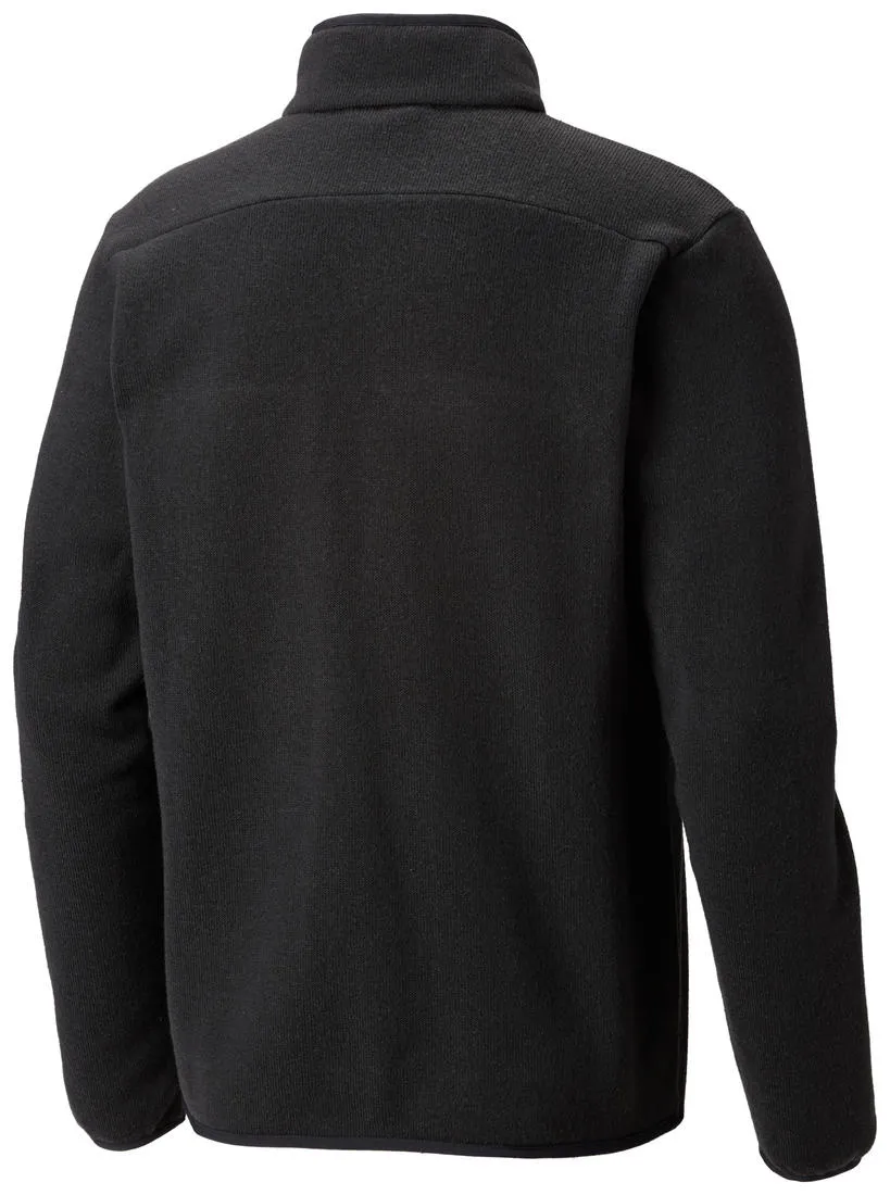 Columbia Men Black Terpin Point III Full Zip Soft Layer High Density Fleece