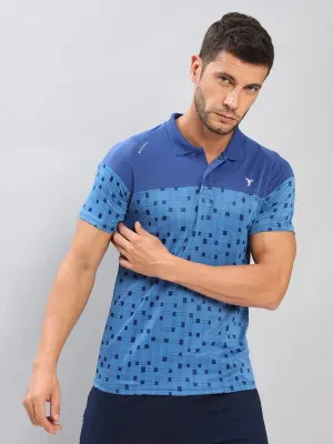 Men Jacquard Slim Fit Polo T-shirt with TECHNO COOL  Comfortable Fabric