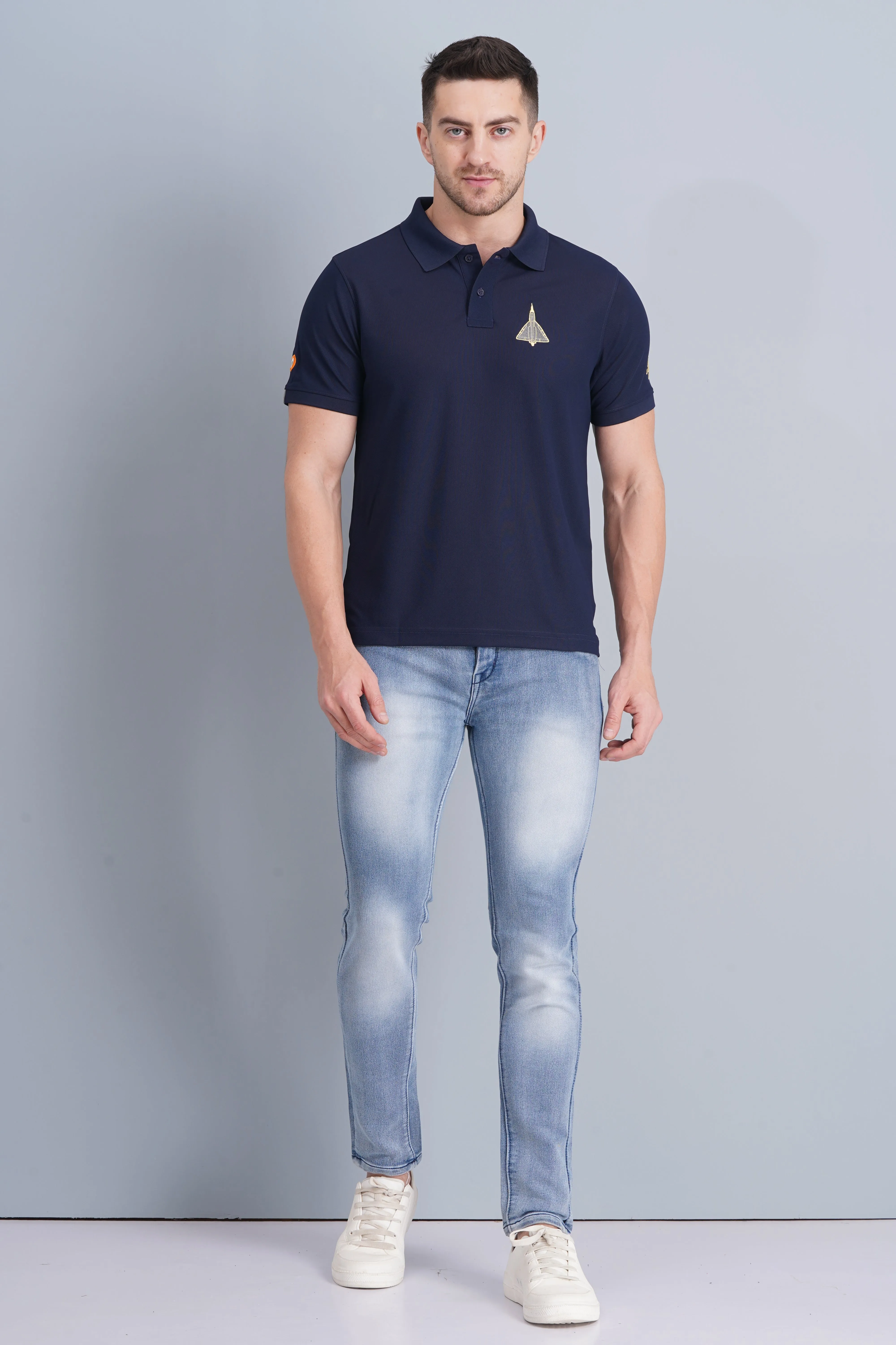 Everyday Basic Men's Polo T Shirt Tejas Navy