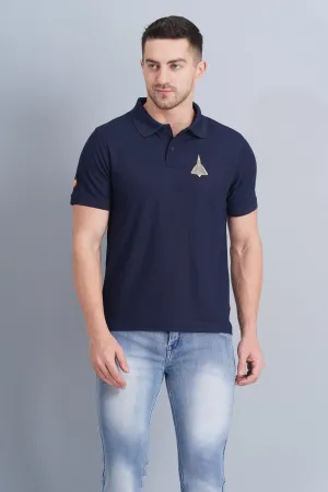 Comfort Fit Everyday Essentials Men's Polo T Shirt Tejas Navy