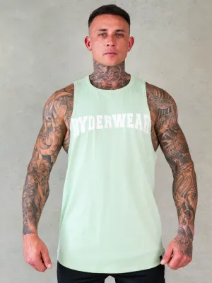 Secure Closure System Octane Tank - Mint Denim shorts