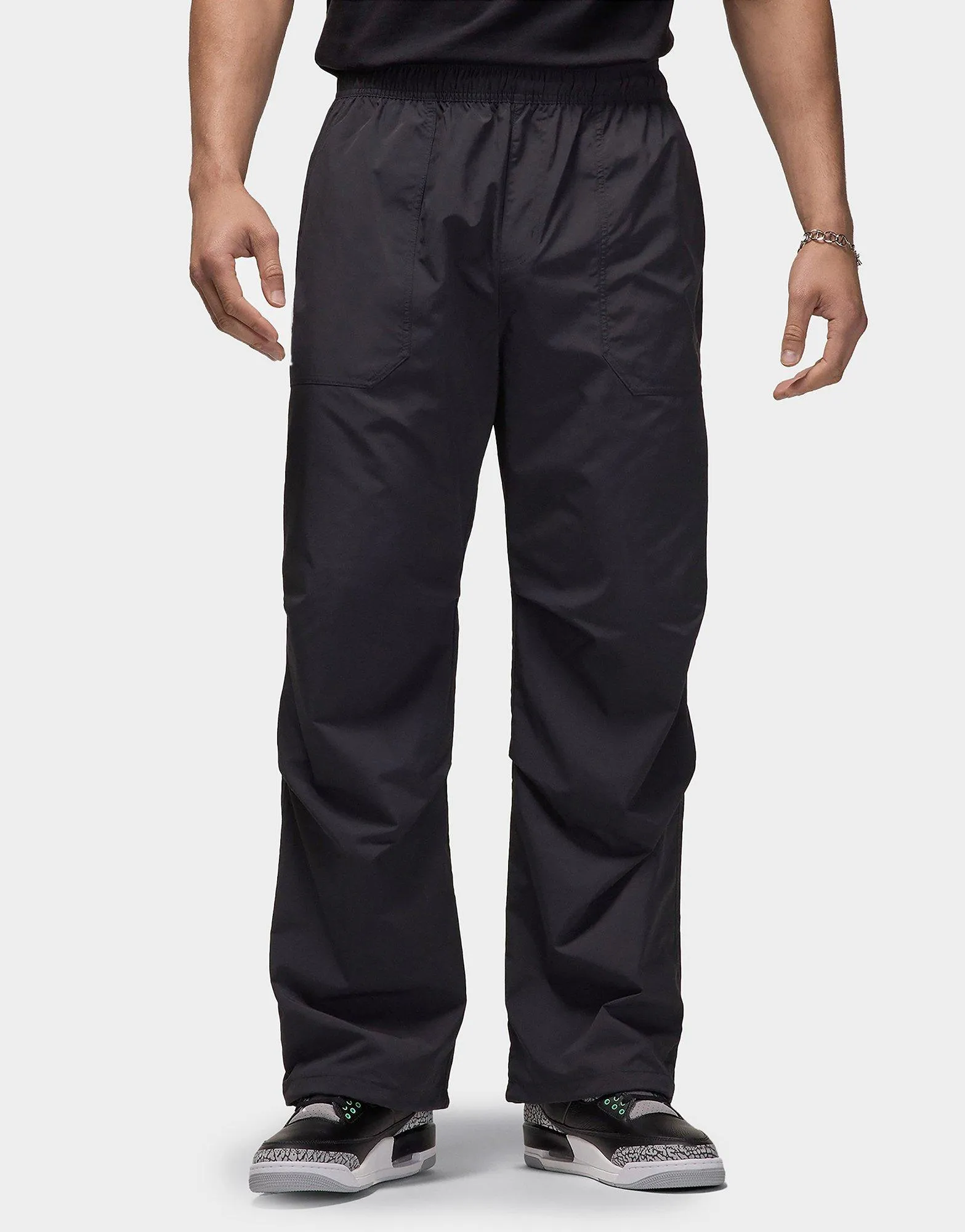Essentials Woven Pants Elastic Waistband Design