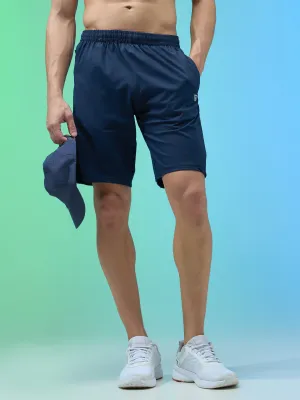 Men Melange Slim Fit Shorts with TECHNOLITE Machine washable Quick Layering