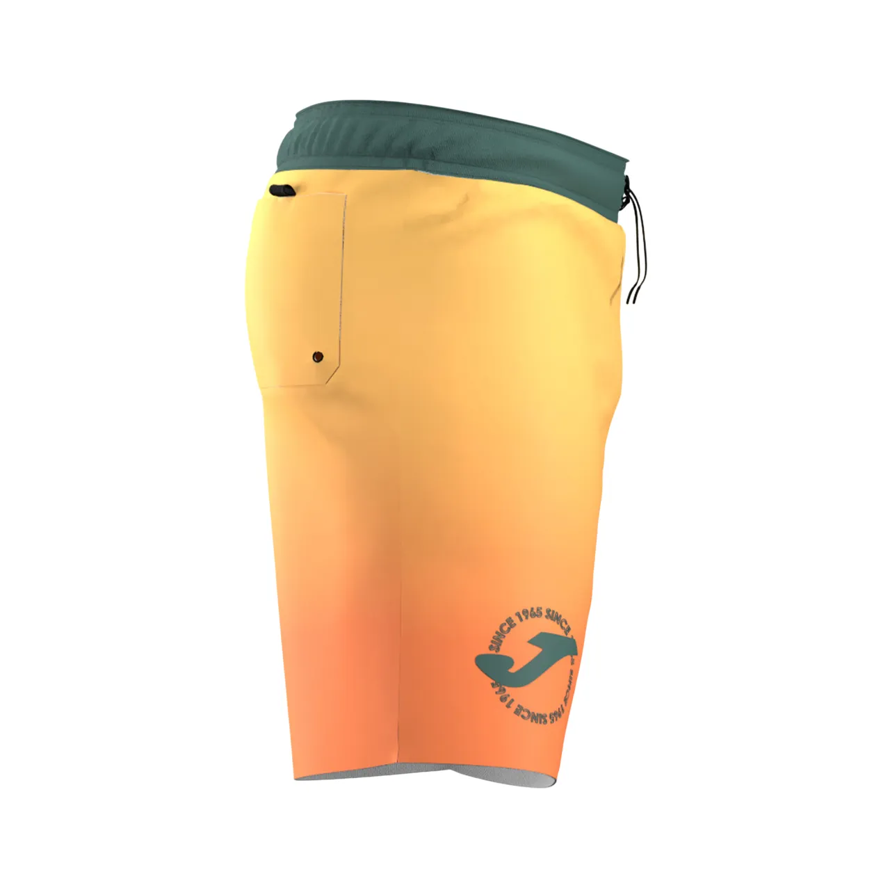 Joma Costume Uomo Santa Monica 103567.925 Giallo Arancio - Pantaloncino Mare Contemporary Cut