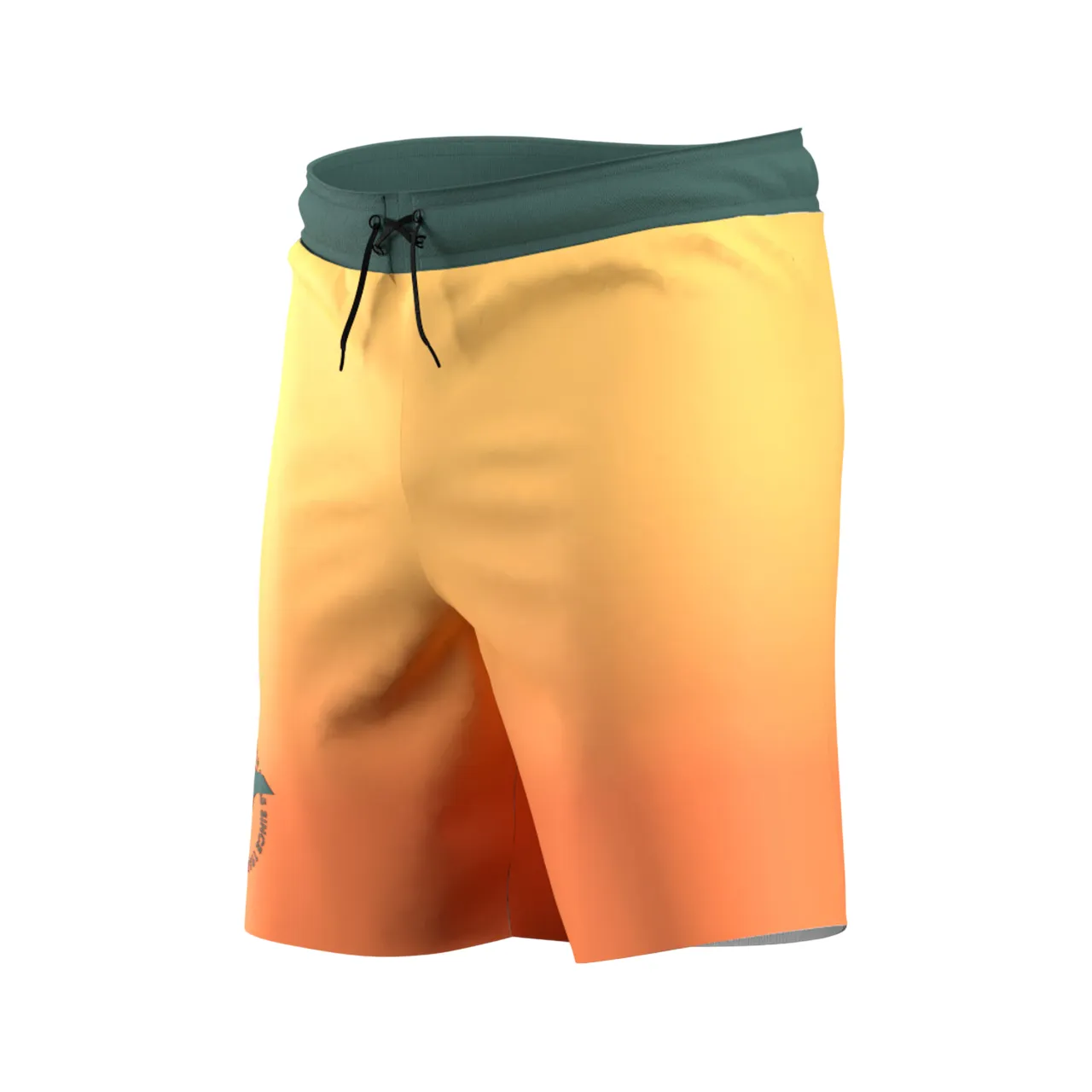 Stretchable Material Joma Costume Uomo Santa Monica 103567.925 Giallo Arancio - Pantaloncino Mare