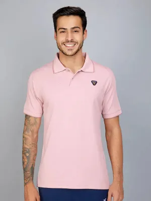 Men Solid Slim Fit Polo T-shirt with TECHNO COOL  Cozy Layers Soft Feel