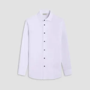 Bugatchi Axel Floral Long-Sleeve Shirt - White Skin Hug
