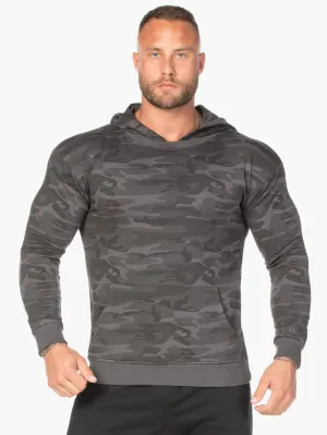 comfort test Camo Pullover Hoodie - Black Camo