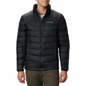 Low Bulk Design Wind Chill Columbia Men Black Autumn Park Down Jacket