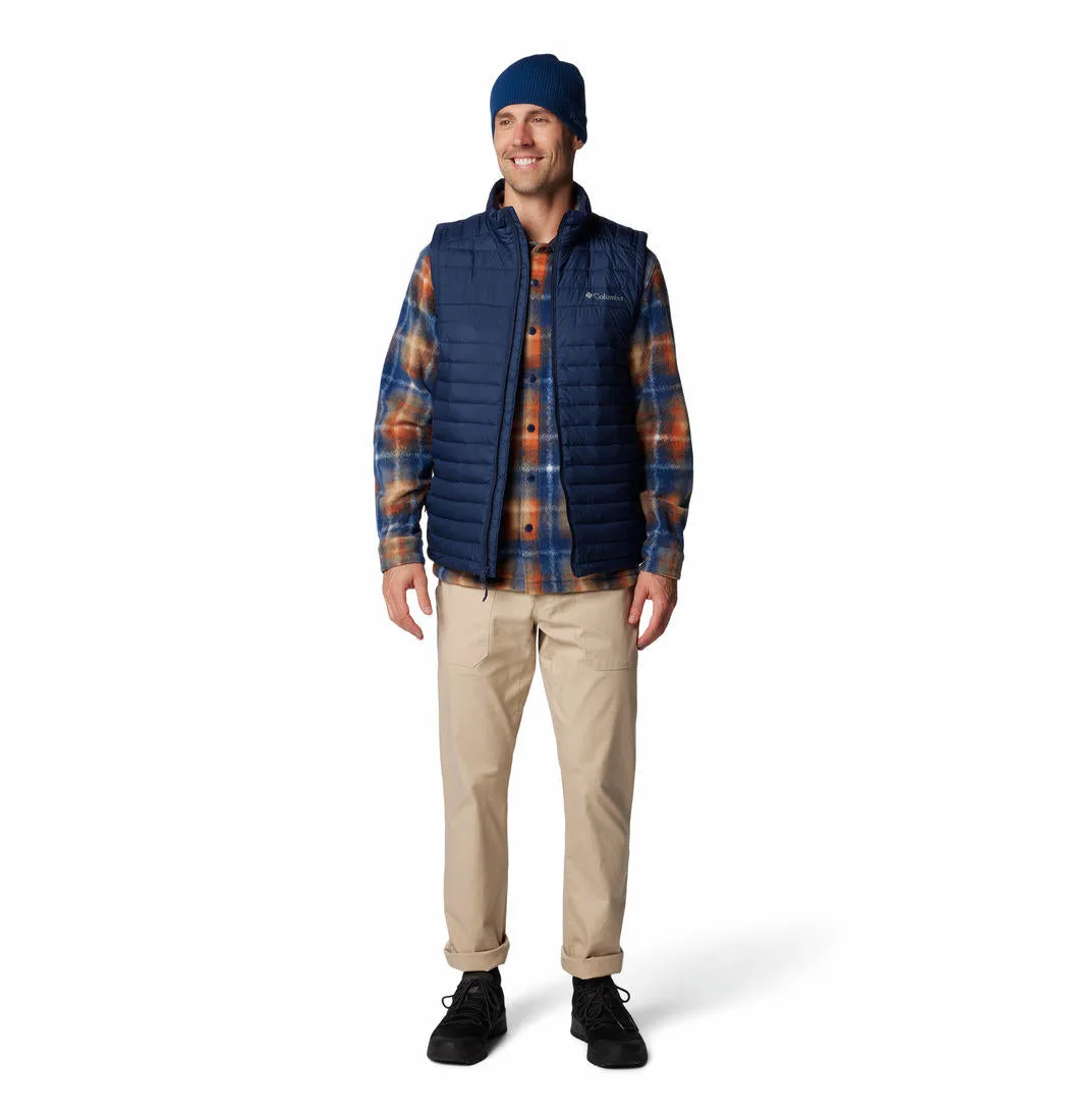 High Strength Stitching irregular wear Columbia Men Blue Silver Falls II Vest