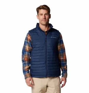 Double Layered Panels Columbia Men Blue Silver Falls II Vest