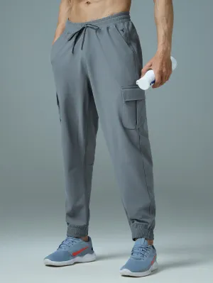 Men Solid Slim Fit Cargo Joggers with DURACOOL  Flex Leggings Lightweight Comfort