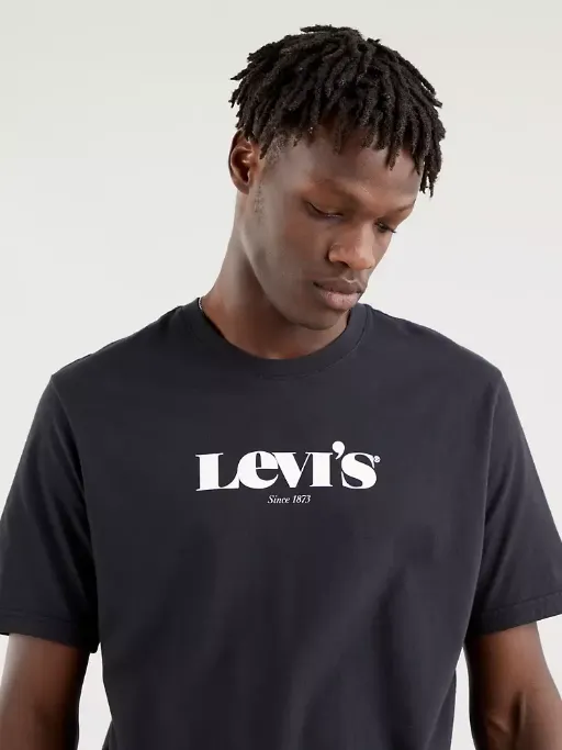 Essential Fit All Season Wear Levi's maglietta manica corta da uomo 1873 161430084 nero