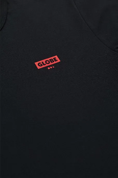 Globe maglietta manica corta da uomo Living Low Velocity Tee GB02130000-BLK nero Sleek Stretch Relaxing Day