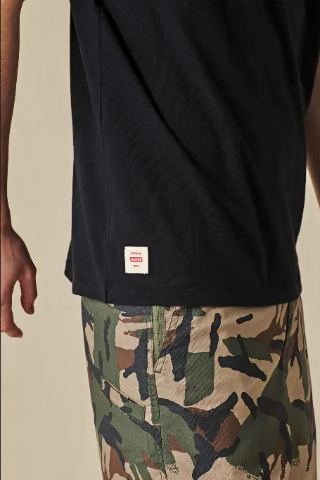 Globe maglietta manica corta da uomo Living Low Velocity Tee GB02130000-BLK nero Seasonal top Light Wear