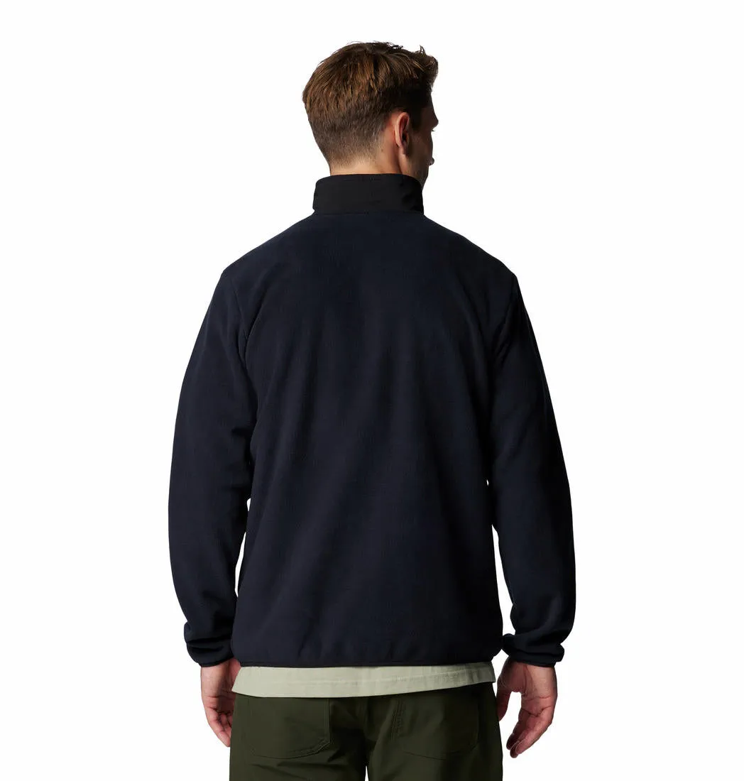 Columbia Men Black Sequoia Grove Full Zip Fleece Essential Gear
