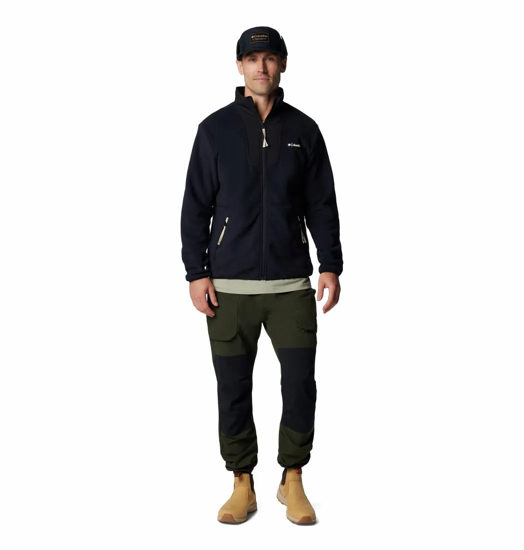 Columbia Men Black Sequoia Grove Full Zip Fleece Low Temp