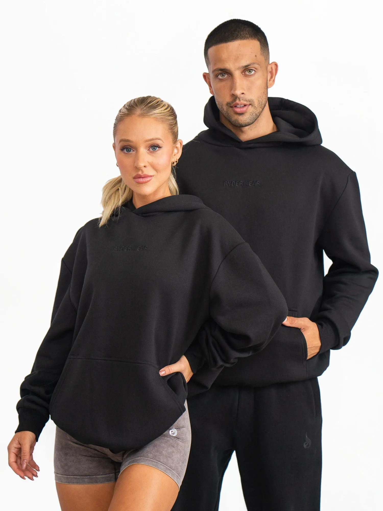 Unisex Hoodie - Black Cozy Fashion Soft Comfort