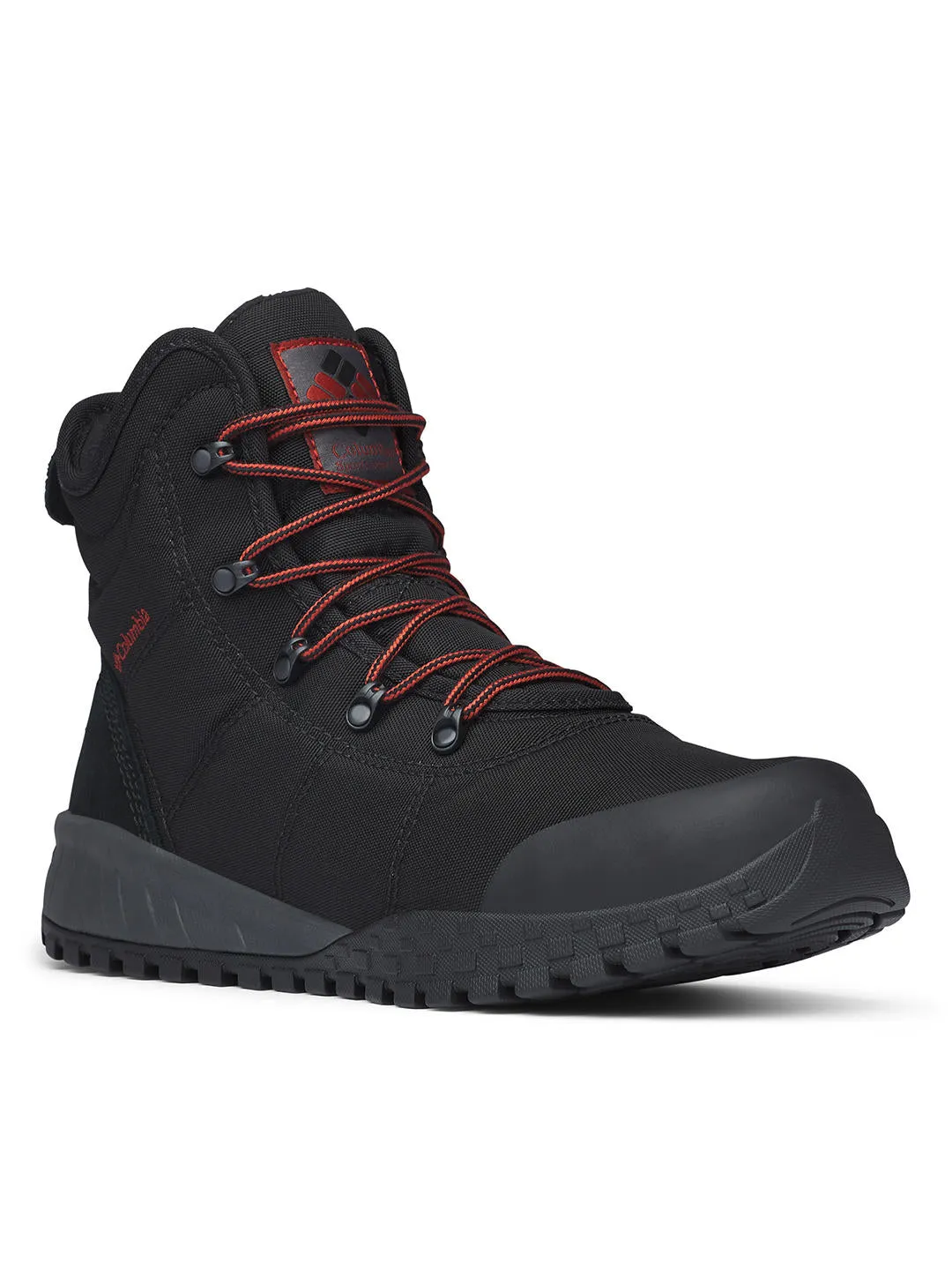 Sturdy Leather Rocky Climb Boots Columbia Men Black FAIRBANKS OMNI HEAT
