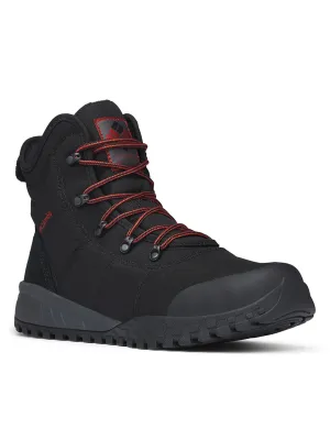 Sturdy Leather Rocky Climb Boots Columbia Men Black FAIRBANKS OMNI HEAT