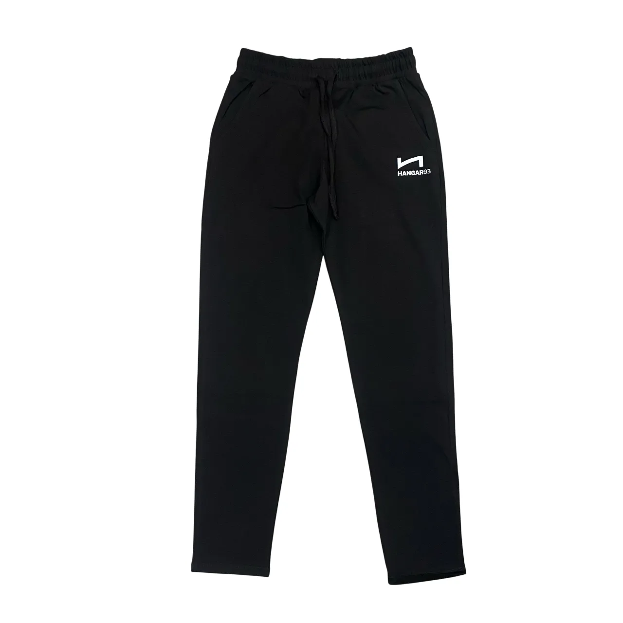 Soft Brushed Interior Hangar93 pantalone sportivo da uomo  in cotone jersey z234U NRO1 nero