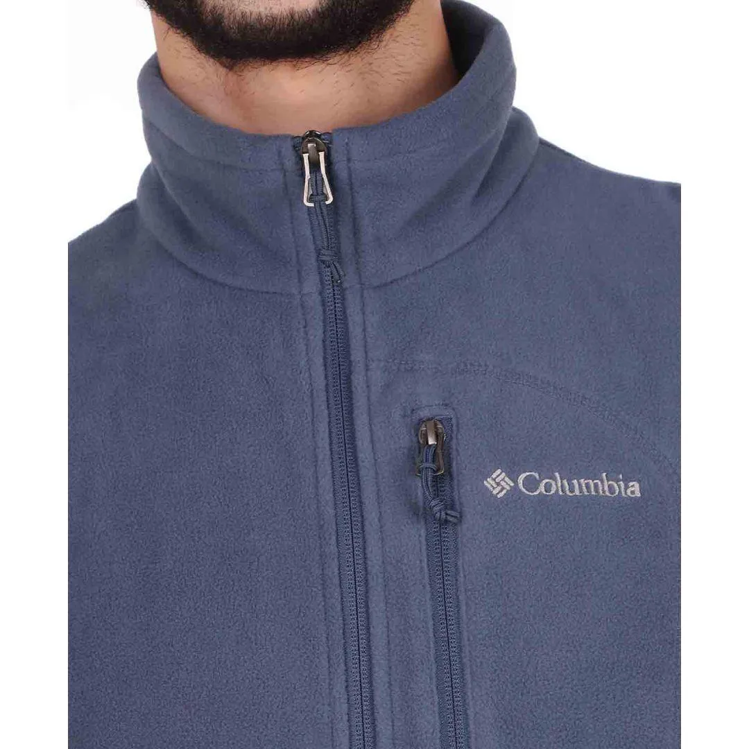 Neutral Tones Columbia Men Blue Fast Trek Fleece Vest