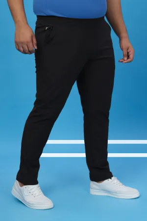 Yoga Capri Pants Tear Resistant Fabric Men Plus Size Solid Relax Fit Trackpants with DURACOOL 