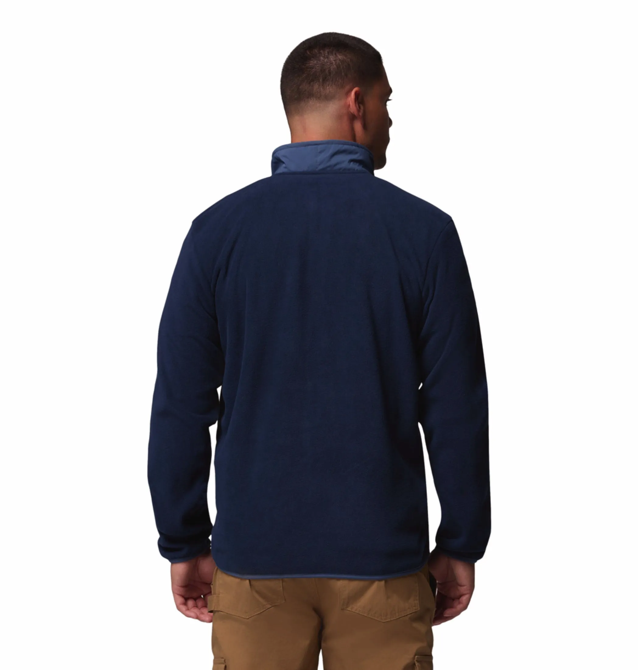 Stay Ready Columbia Men Navy Blue Sequoia Grove Fleece Jacket