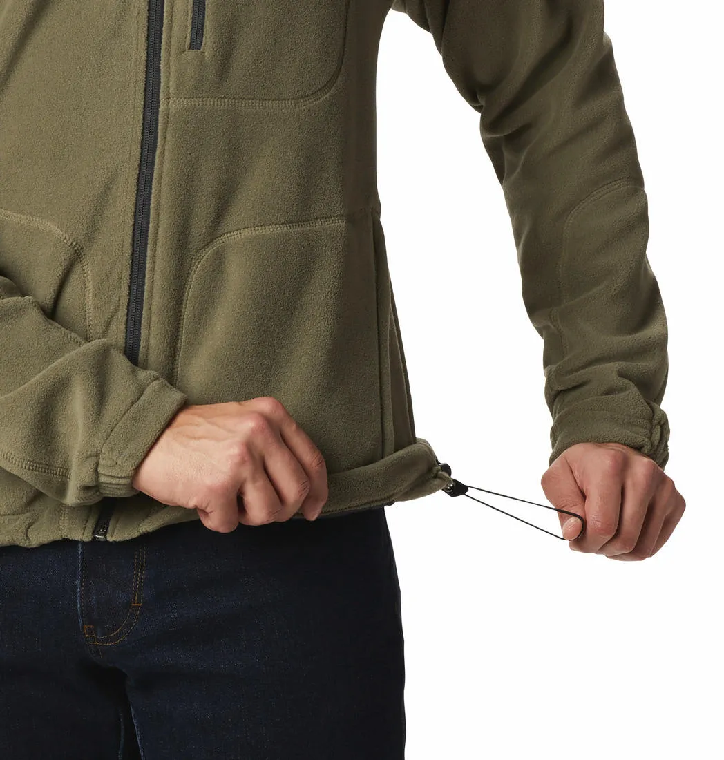 Cool Season Sporty Style Columbia Men Green Fast Trek II Full Zip Fleece